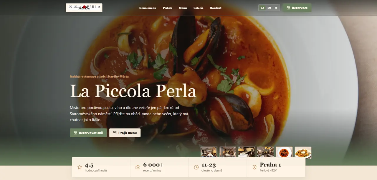 Realizace La Piccola Perla